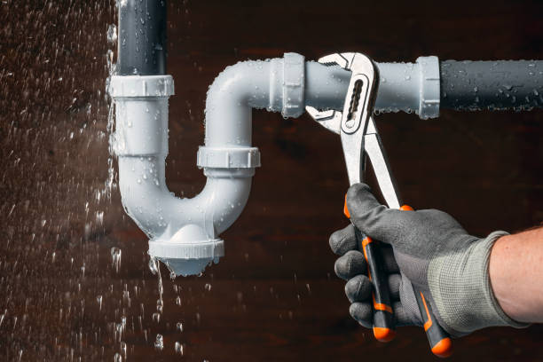 Professional Pipe Repair technician working in Emden, IL